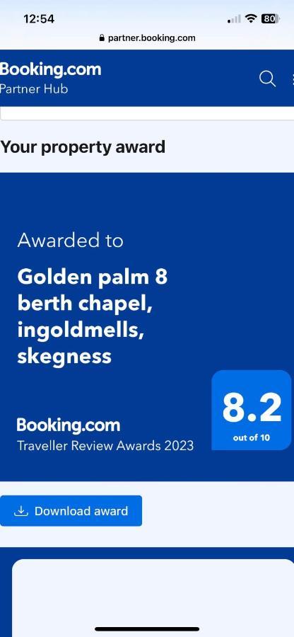 Golden Palm 8 Berth Chapel Saint Leanords, Ingoldmells, Skegness Caravan Ngoại thất bức ảnh